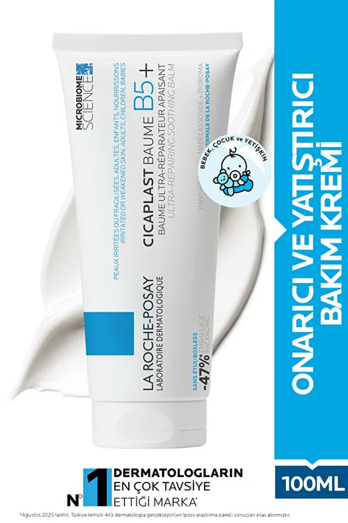 La Roche Posay Cicaplast Balm B5+ Tahriş Olmuş Ciltlere Yatıştırıcı ve Bariyer Onarıcı Yüz& Vücut Bakım Kremi 100ml