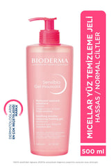 Bioderma Sensibio Foaming Gel Hassas ve Normal Ciltler Durulanan Micellar Yüz Temizleme Jeli 500 ml
