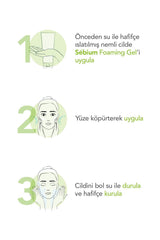 Bioderma Sebium Foaming Gel Karma, Yağlı ve Akneye Eğilimli Ciltler için Yüz Temizleme Jeli 400 ml