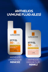 La Roche Posay Anthelios Uvmune 400 Invisible Fluid Tüm Cilt Tipleri İçin Yüksek Koruma SPF50+ Yüz Güneş Kremi 50ML