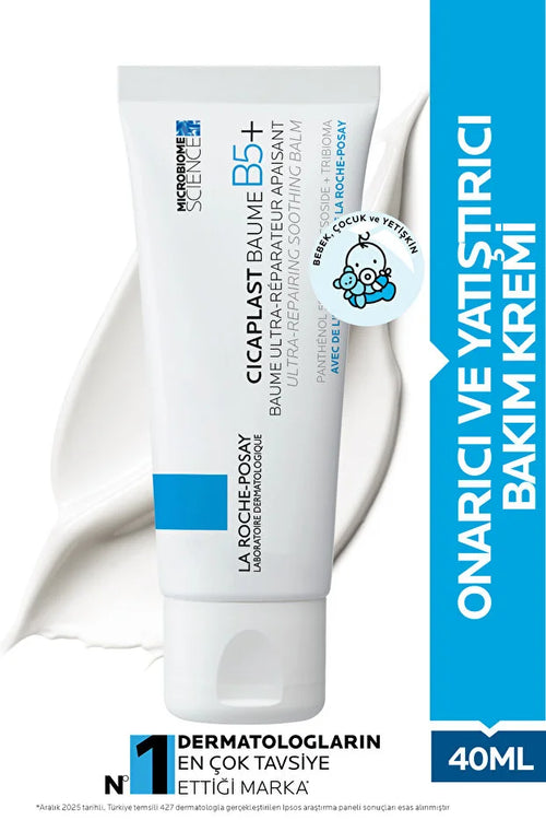La Roche Posay Cicaplast Balm B5+ Tahriş Olmuş Ciltlere Yatıştırıcı ve Bariyer Onarıcı Yüz& Vücut Bakım Kremi 40 ml
