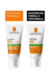 La Roche Posay Anthelios Oil Control Gel Cream Yağlı/ Karma Cilt Tipleri için Güneş Koruyucu Yüz Kremi SPF50+ 50 ml