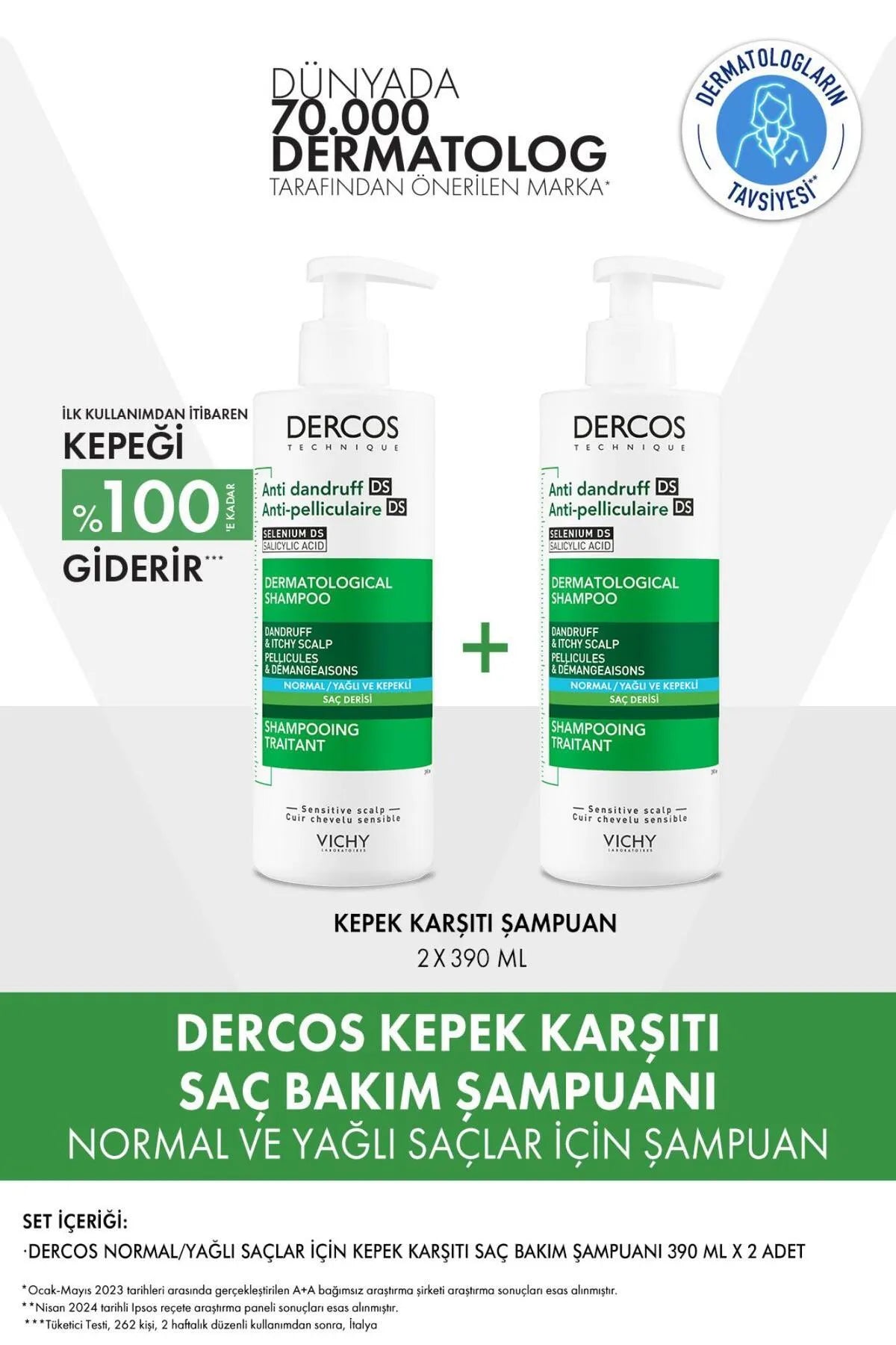 Dercos Densi-Solutions Saç Yoğunlaştırıcı Bakım İkili Set